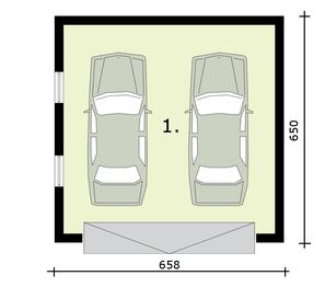 Parter projektu - G309 szkielet drewniany budynek gospodarczy