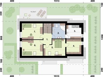 Poddasze projektu - Malia