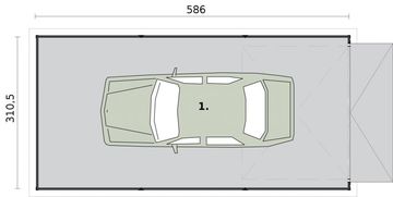Parter projektu - GB12 projekt budynku gospodarczego