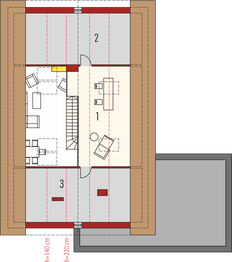 Poddasze projektu - Daniel IV G2 energo