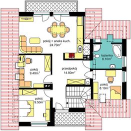 Poddasze projektu - BS-10 wariant z lokalem