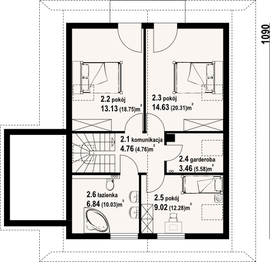 Poddasze projektu - Grywałdowo dw