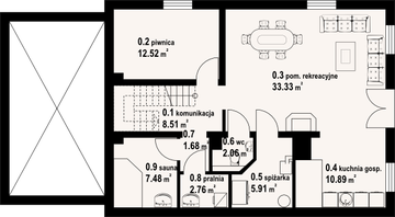 Piwnica projektu - Karowo 3