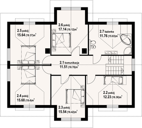 Poddasze projektu - Leszyce dw