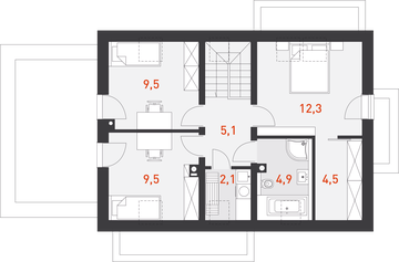 Poddasze projektu - Przytulny 2