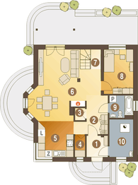 Parter projektu - Puszczyk bez garażu [B]