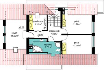Poddasze projektu - BW-36 wariant 7