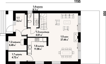Parter projektu - Gładyszów 13