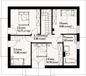 Poddasze projektu - Sadowice g