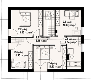 Poddasze projektu - Sadowice