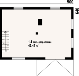 Parter projektu - Budynek gospodarczy bg-5