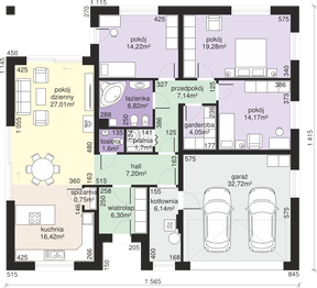 Parter projektu - Dom przy Rubinowej 5 bis