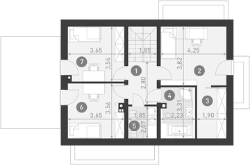 Poddasze projektu - Przytulny 3
