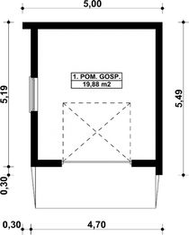 Parter projektu - G341 - Budynek gospodarczy