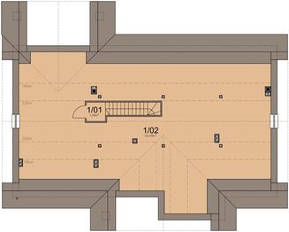 Poddasze projektu - Mokka 8