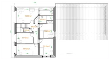 Piętro 1 projektu - eko Typowy 28