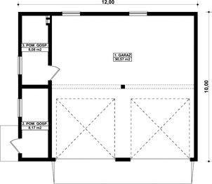 Parter projektu - G356 - Budynek garażowo - gospodarczy