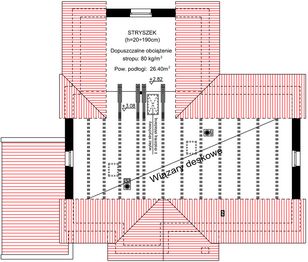 Poddasze projektu - BW-39 war.3 z garażem