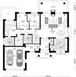 Parter projektu - Willa parkowa B