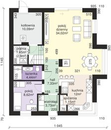 Parter projektu - Dom przy Sielskiej 6 N