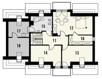 Poddasze projektu - Pryzmat 2