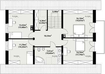Poddasze projektu - Karmel 4