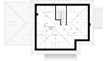 Poddasze projektu - Dom z widokiem 2 C