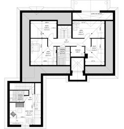 Poddasze projektu - Rezydencja Parkowa 3 D
