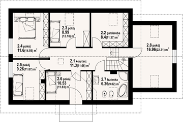 Poddasze projektu - Miechów gx