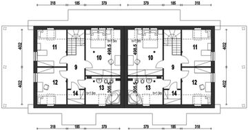 Poddasze projektu - Gajówka z wiatą [A1-BL2]
