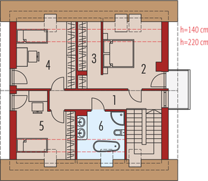 Poddasze projektu - Mini 5 energo