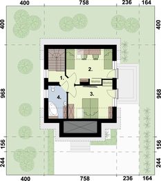 Poddasze projektu - La Pampa szkielet drewniany
