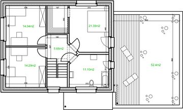 Piętro 1 projektu - eko Typowy 31
