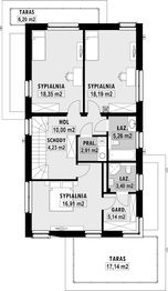 Piętro 1 projektu - E-204