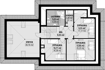 Poddasze projektu - E-209