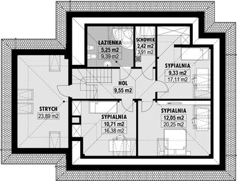 Poddasze projektu - E-210