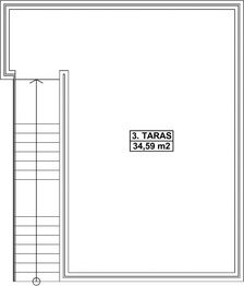 Piętro 1 projektu - G352 - Budynek garażowo - gospodarczy