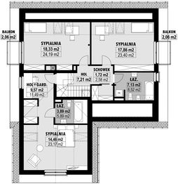 Poddasze projektu - E-214