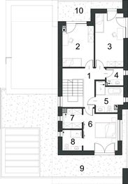 Piętro 1 projektu - Kubiczny D30