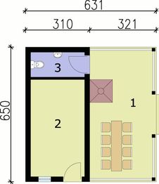 Parter projektu - G69 budynek gospodarczy