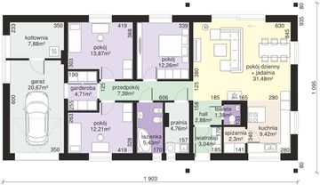 Parter projektu - Dom przy Bukowej 7