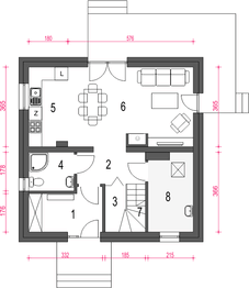 Parter projektu - Egon II bez garażu [B]