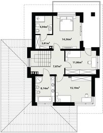 Piętro 1 projektu - Karat 3