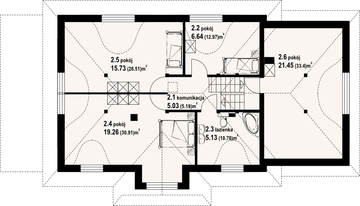 Poddasze projektu - Chmielniki m11