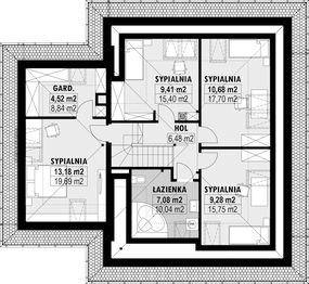 Poddasze projektu - E-212