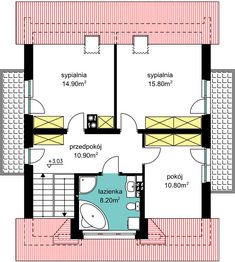 Poddasze projektu - BW-32 wariant 1