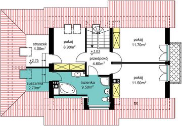 Poddasze projektu - BW-36 wariant 8