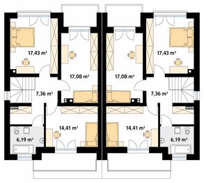 Piętro 1 projektu - Pistacjowy