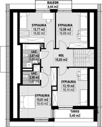 Poddasze projektu - E-223
