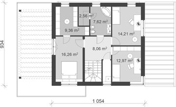 Piętro 1 projektu - uA2v1